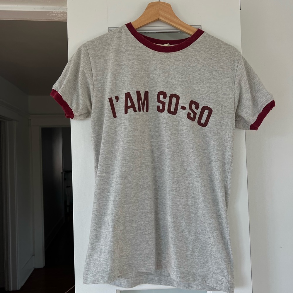 Cheeky vintage ringer tee - size small